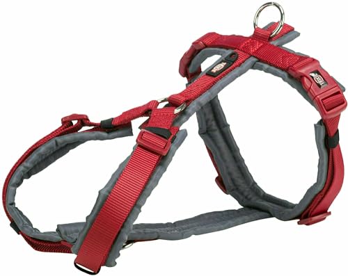 Premium Trekking-Geschirr, S, Rot/Graphit, 36-44 cm/15 mm von TRIXIE