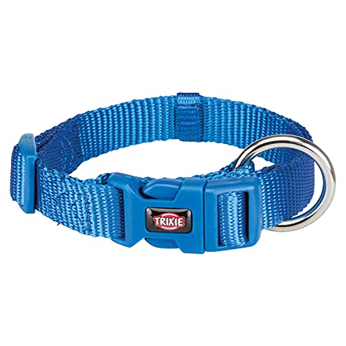 TRIXIE TX-20162 Premium Collar 35-55cm/20mm Blue, blau, M-L: 35-55cm von TRIXIE