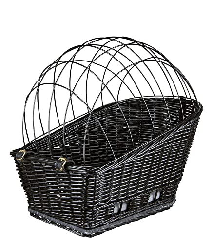 TRIXIE Fahrradkorb Weide für Hunde bis 8 kg 35 × 49 × 55 cm - gewebter Hundefahrradkorb für den Gepäckträger - mit Schutzgitter und weichem Kissen, 13117 TRIXIE Fahrradkorb Weide für Hunde bis 8 kg 35 × 49 × 55 cm - gewebter Hundefahrradkorb für den Gepäckträger - mit Schutzgitter und weichem Kissen, 13117 von TRIXIE