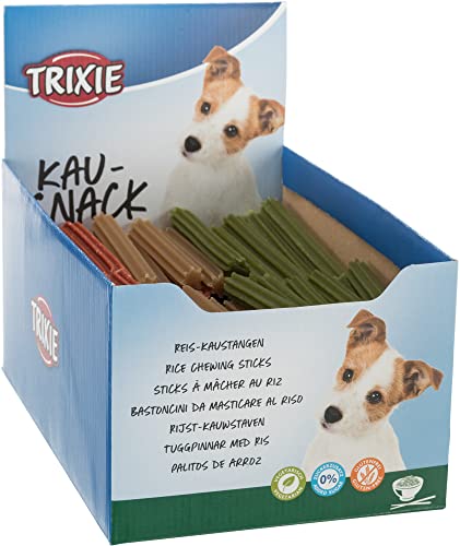 TRIXIE Veggie Hundeleckerli Reis-Kaustange, 150 Stück Vorteilspack 12 cm, 20 G - 31512 TRIXIE Veggie Hundeleckerli Reis-Kaustange, 150 Stück Vorteilspack 12 cm, 20 G - 31512 von TRIXIE