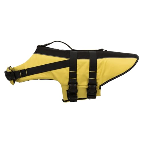 TRIXIE Hunde-Schwimmweste M: 45 cm (bis 30 kg) neon-gelb – schnell trocknende Rettungsweste Hund mit Rettungsgriff für mehr Sicherheit bei Wasseraktivitäten wie Bootsausflüge & SUB - 30127 TRIXIE Hunde-Schwimmweste M: 45 cm (bis 30 kg) neon-gelb – schnell trocknende Rettungsweste Hund mit Rettungsgriff für mehr Sicherheit bei Wasseraktivitäten wie Bootsausflüge & SUB - 30127 von TRIXIE