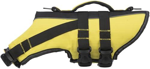 TRIXIE Hunde-Schwimmweste M: 45 cm (bis 30 kg) neon-gelb – schnell trocknende Rettungsweste Hund mit Rettungsgriff für mehr Sicherheit bei Wasseraktivitäten wie Bootsausflüge & SUB - 30127 TRIXIE Hunde-Schwimmweste M: 45 cm (bis 30 kg) neon-gelb – schnell trocknende Rettungsweste Hund mit Rettungsgriff für mehr Sicherheit bei Wasseraktivitäten wie Bootsausflüge & SUB - 30127 von TRIXIE
