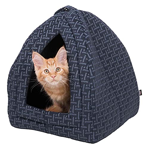 Trixie 36329 Kuschelhöhle Ferris, 32 × 42 × 32 cm, blau von TRIXIE