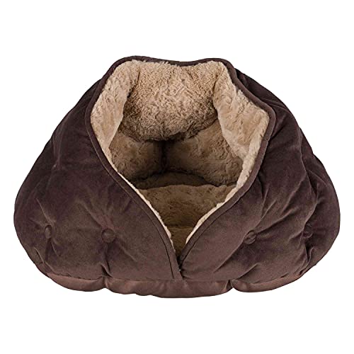 Trixie 36356 Kuschelhöhle Malu, 47 × 27 × 41 cm, braun/hellbraun von TRIXIE