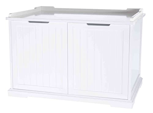 Trixie 40233 Katzenhaus für Katzentoilette XL, 75 × 51 × 53 cm, weiß von TRIXIE