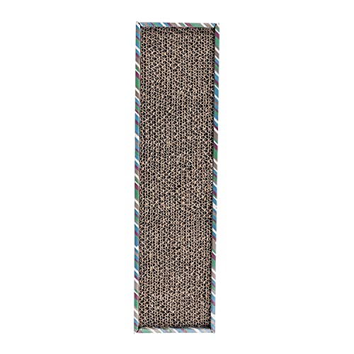 Trixie 4327 Kratzpappe Scratchy, 48 × 5 × 13 cm, bunt von TRIXIE