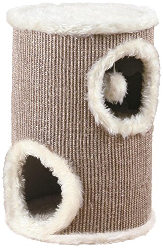 Trixie 4331 Cat Tower Edoardo, 50 cm, taupe/creme von TRIXIE