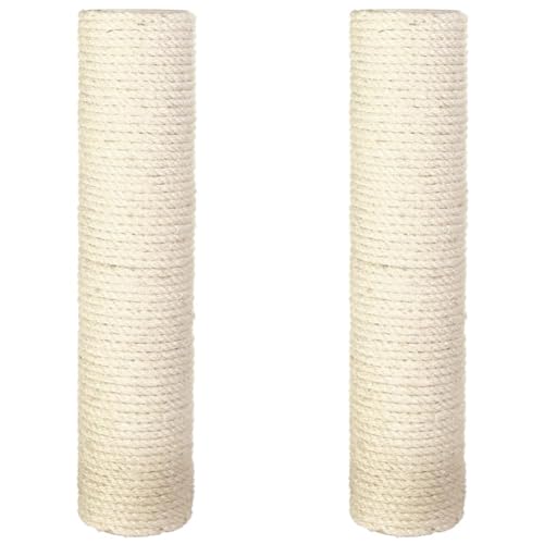 Trixie 43991 Ersatzstamm, Sisal, ø 9 × 40 cm, Natur (Packung mit 2) von TRIXIE