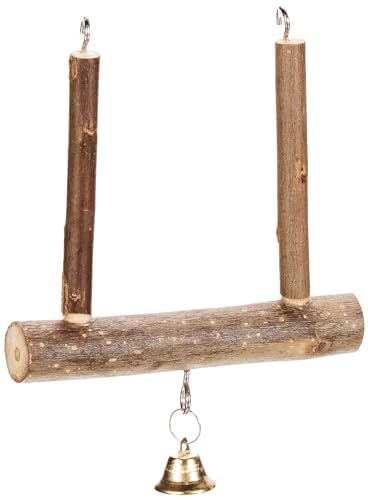 Trixie 5831 Natural Living Trapezschaukel mit Glocke, 12 × 15 cm von TRIXIE