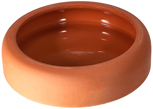 Trixie 60672 Keramiknapf mit abgerundetem Rand, 500 ml/ø 17 cm terracotta von TRIXIE