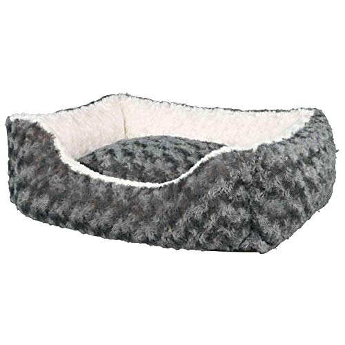 TRIXIE Kuschelbett Kaline 50 x 40 cm grau/Creme von TRIXIE