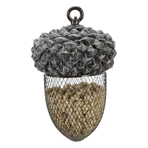 TRIXIE 55416 Futterspender Eichel, Polyesterharz/Metall, 700 ml/14 × 22 cm, braun/weiß TRIXIE 55416 Futterspender Eichel, Polyesterharz/Metall, 700 ml/14 × 22 cm, braun/weiß von TRIXIE