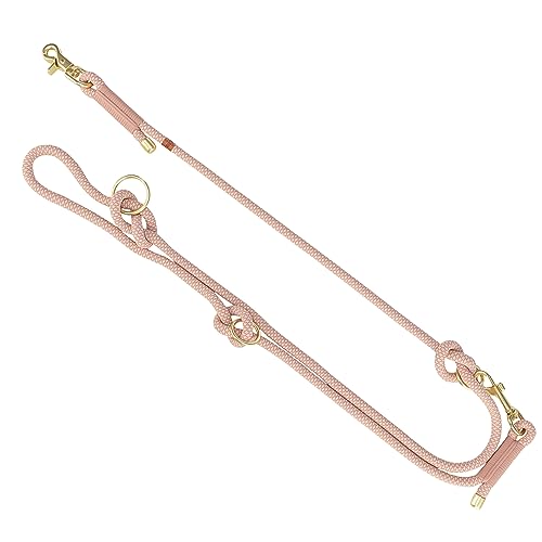 Trixie Soft Rope hondenriem verstelbaar Roze/licht Roze 200x1 cm von TRIXIE