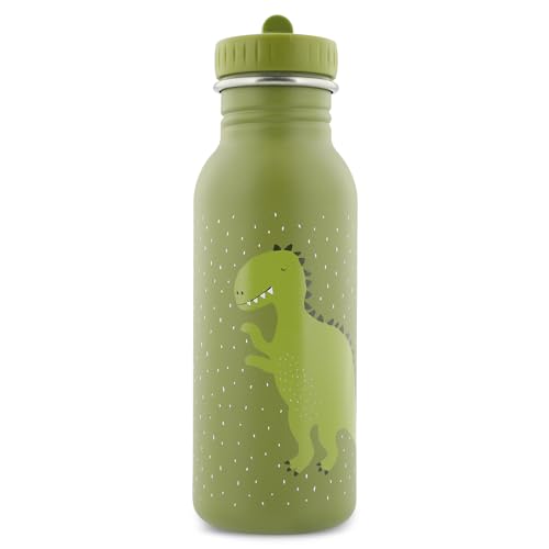 Trixie - Trinkflasche für Kinder aus Edelstahl 500 ml – Mr. Dino (Dinosaurier) von TRIXIE