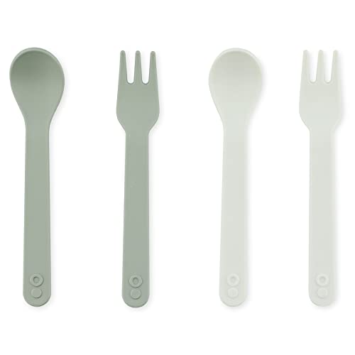 trixie Löffel und Gabel 2er Set Uni olive von TRIXIE