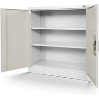 Aktenschrank Büroschrank Stahlschrank weiß-holz 900x90x40 - weiß-holz von JAN NOWAK