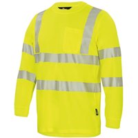 Triuso - Vizwell Warnshirt langarm vwts 21 UV50+ Gr. l gelb von TRIUSO