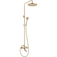 Duschsäule mit Badewannenarmatur aus gebürstetem Messing Deante Temisto NACM1QT Messing gebürstet Duschsäule mit Badewannenarmatur aus gebürstetem Messing Deante Temisto NACM1QT Messing gebürstet von TRIZERATOP