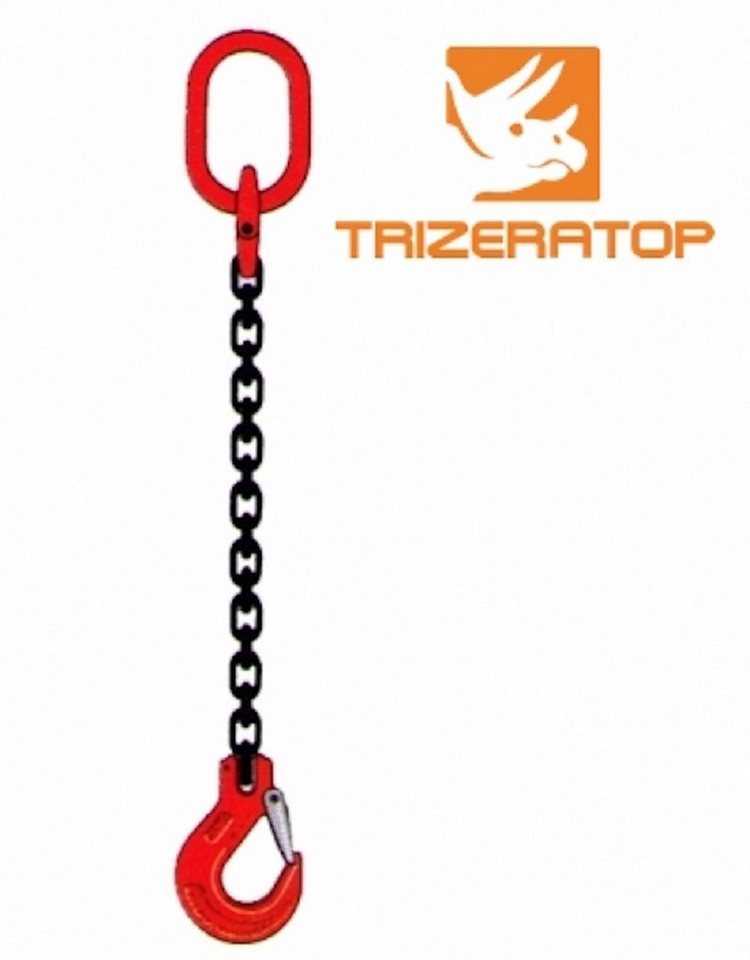TRIZERATOP Anschlagkette Anschlagkette 1-Str. 8mm WLL 2,0t 3m TRIZERATOP Anschlagkette Anschlagkette 1-Str. 8mm WLL 2,0t 3m von TRIZERATOP