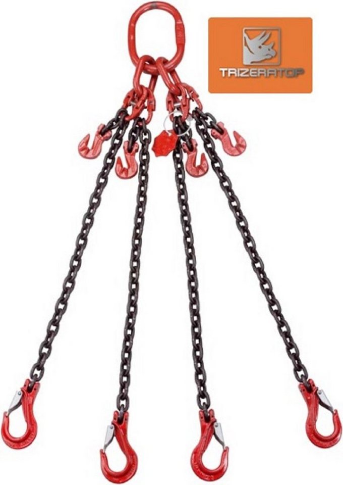 TRIZERATOP Anschlagkette Anschlagkette 4-Str. 10mm WLL 6,7t 1m + KK TRIZERATOP Anschlagkette Anschlagkette 4-Str. 10mm WLL 6,7t 1m + KK von TRIZERATOP