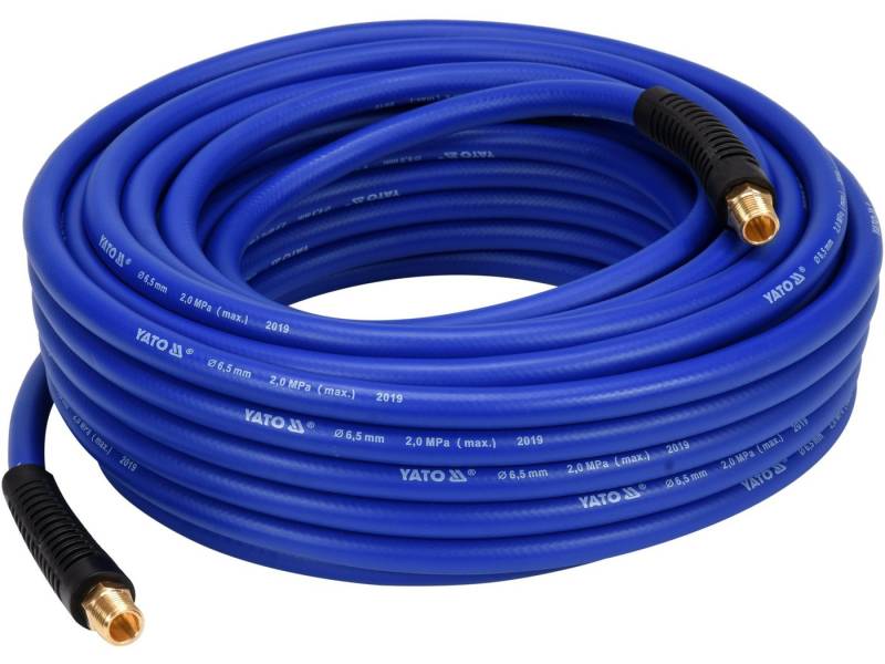 TRIZERATOP Druckluftschlauch PVC/NBR HYBRID Druckluftschlauch 1/4" 20m, 6,35 von TRIZERATOP