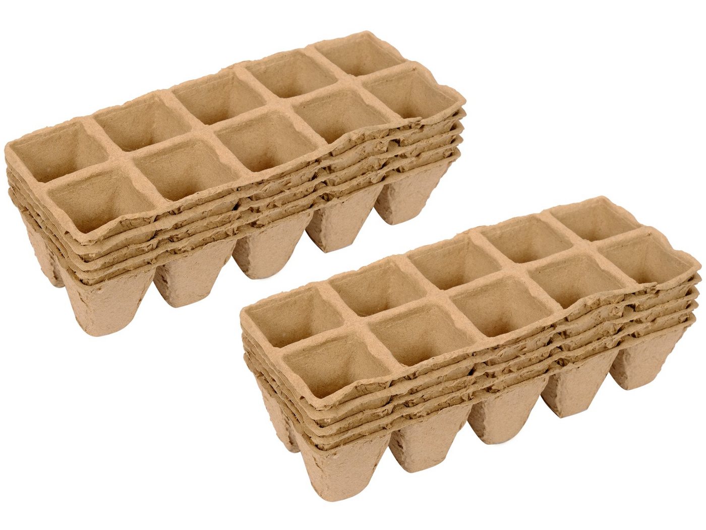 TRIZERATOP Gewächshaus Anzuchttöpfe 10 Schalen (jeweils 2x5 Töpfe, 30x30 mm), BxTxH: 100 x 100 x 100 cm, Komplett von TRIZERATOP
