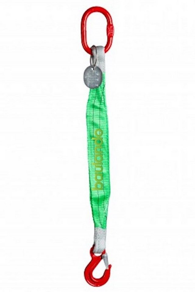 TRIZERATOP Hebebandgehänge 1 Strang 1000 kg 1 Meter Ösenhaken Hebeband (Hebebandgehänge 1 Strang 1000 kg 1 Meter Ösenhaken, Hebebandgehänge 1 Strang 1000 kg 1 Meter Ösenhaken) von TRIZERATOP