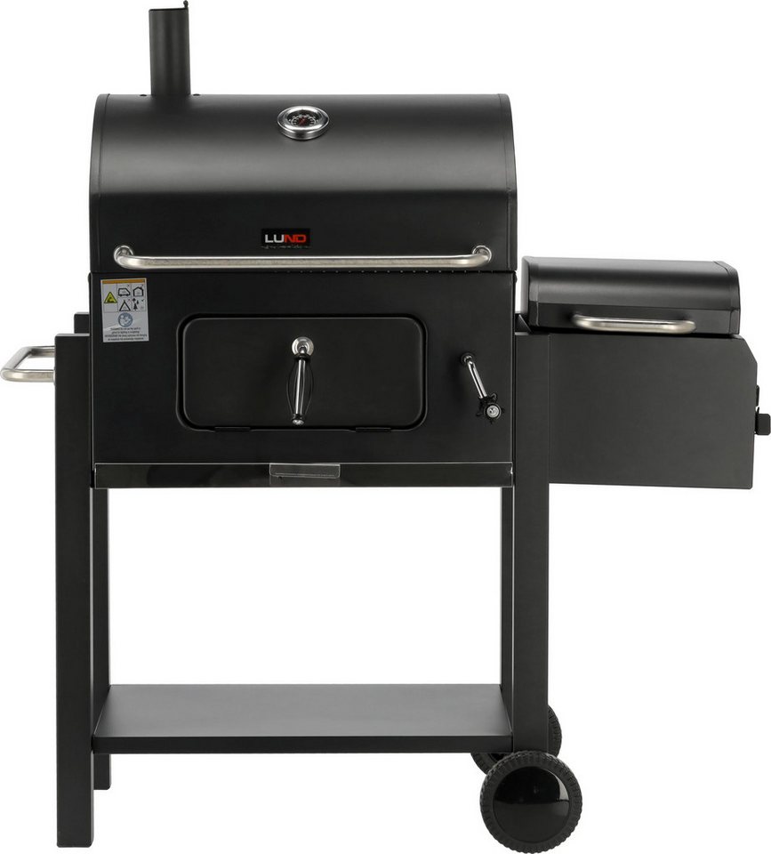 TRIZERATOP Holzkohlegrill Holzkohlegrill Deluxe mit Räucherfunktion 112x62x121 cm (Smoker), Holzkohlegrill Deluxe mit Räucherfunktion 112x62x121 cm (Smoker), Holzkohlegrill Deluxe mit Räucherfunktion 112x62x121 cm (Smoker) von TRIZERATOP