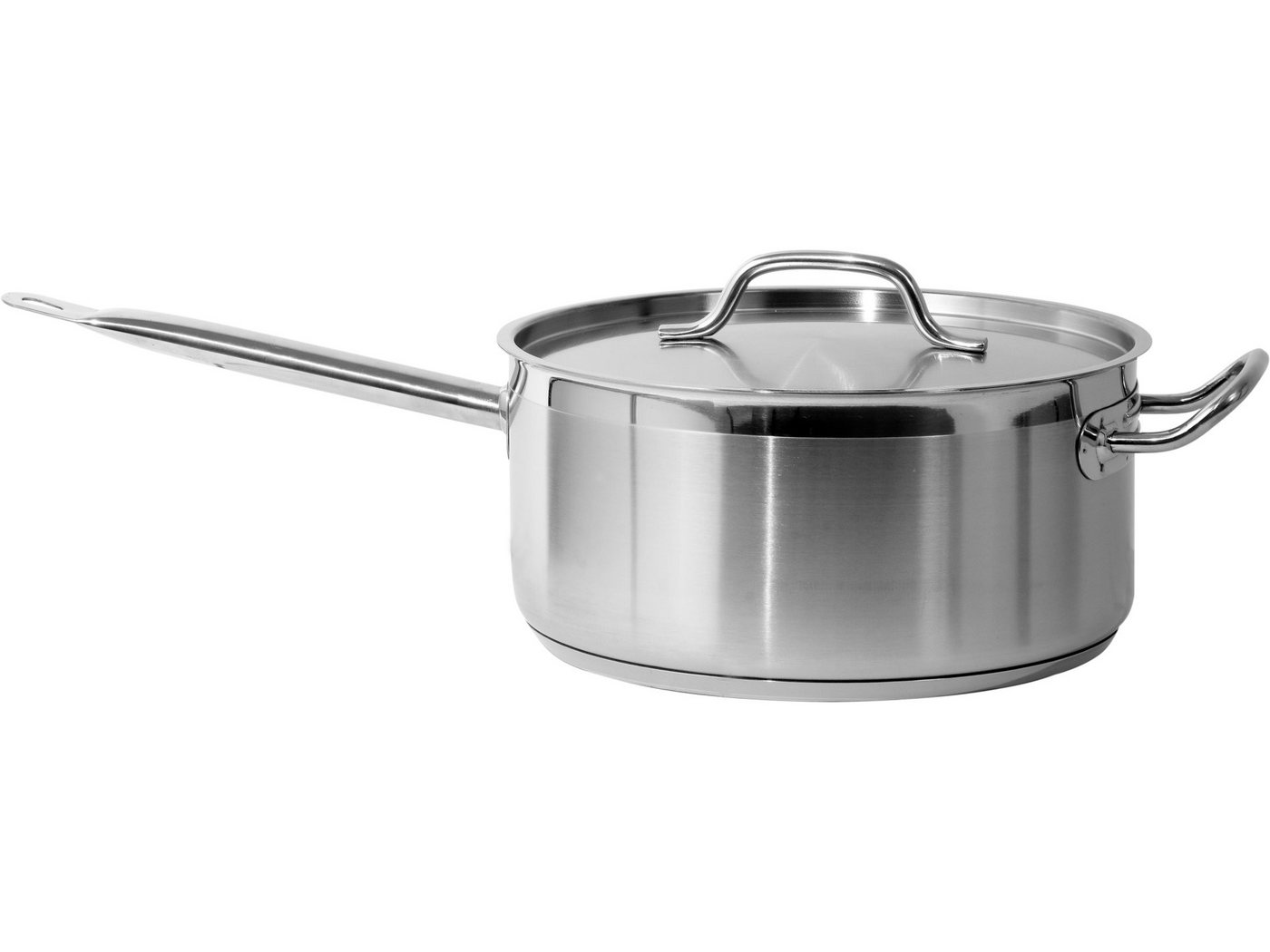 TRIZERATOP Kochtopf Profi Kochtopf 28x13cm 8 Liter mit Deckel, (Profi Kochtopf 28x13cm 8 Liter mit Deckel, Profi Kochtopf 28x13cm 8 Liter mit Deckel), satiniert von TRIZERATOP