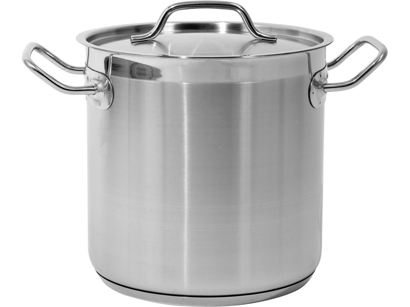 TRIZERATOP Kochtopf Profi Kochtopf GROß 20x20cm 6,3 Liter mit Deckel, (Profi Kochtopf GROß 20x20cm 6,3 Liter mit Deckel, Profi Kochtopf GROß 20x20cm 6,3 Liter mit Deckel), satiniert von TRIZERATOP