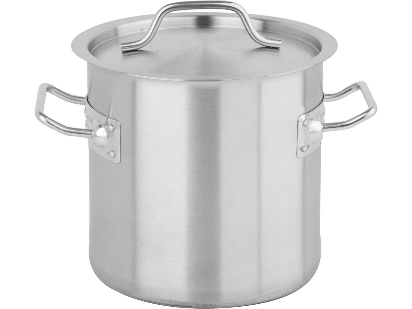 TRIZERATOP Kochtopf Profi Kochtopf GROß 20x20cm 6 Liter mit Deckel, (Profi Kochtopf GROß 20x20cm 6 Liter mit Deckel, Profi Kochtopf GROß 20x20cm 6 Liter mit Deckel), satiniert von TRIZERATOP