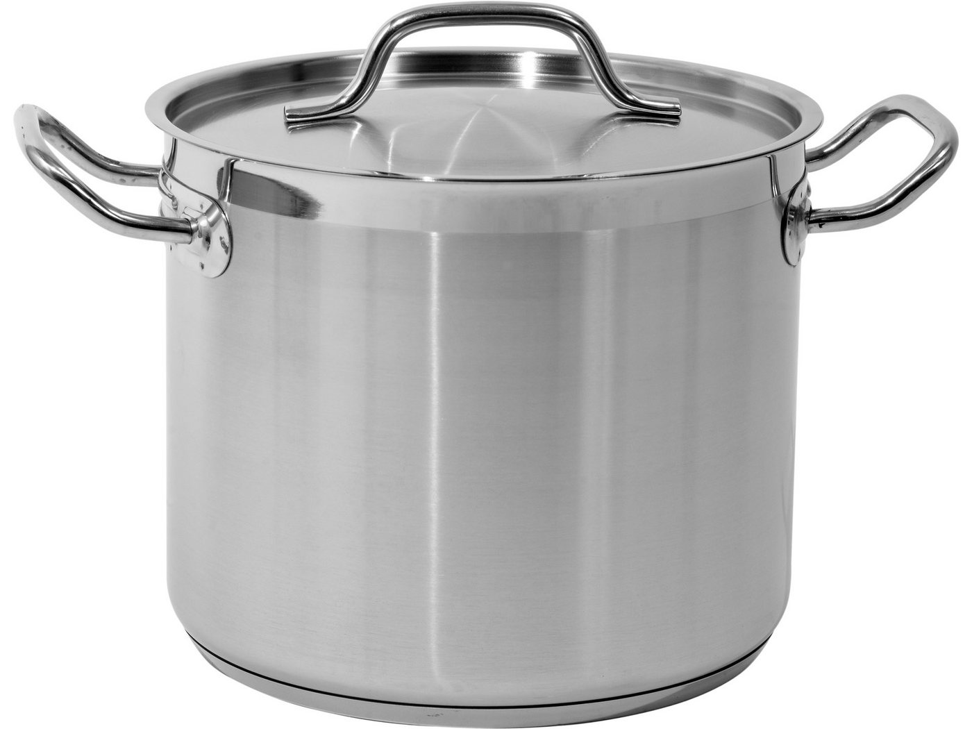 TRIZERATOP Kochtopf Profi Kochtopf GROß 24x20cm 9 Liter mit Deckel, (Profi Kochtopf GROß 24x20cm 9 Liter mit Deckel, Profi Kochtopf GROß 24x20cm 9 Liter mit Deckel), satiniert von TRIZERATOP