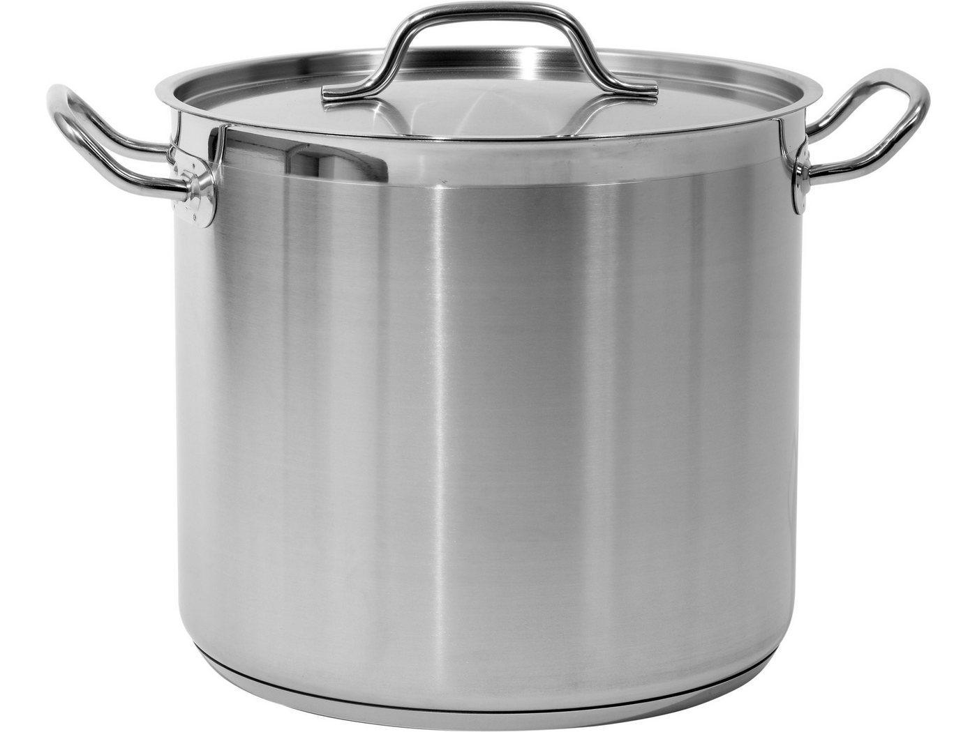TRIZERATOP Kochtopf Profi Kochtopf GROß 28x25cm 15,4 Liter mit Deckel, (Profi Kochtopf GROß 28x25cm 15,4 Liter mit Deckel, Profi Kochtopf GROß 28x25cm 15,4 Liter mit Deckel), satiniert von TRIZERATOP
