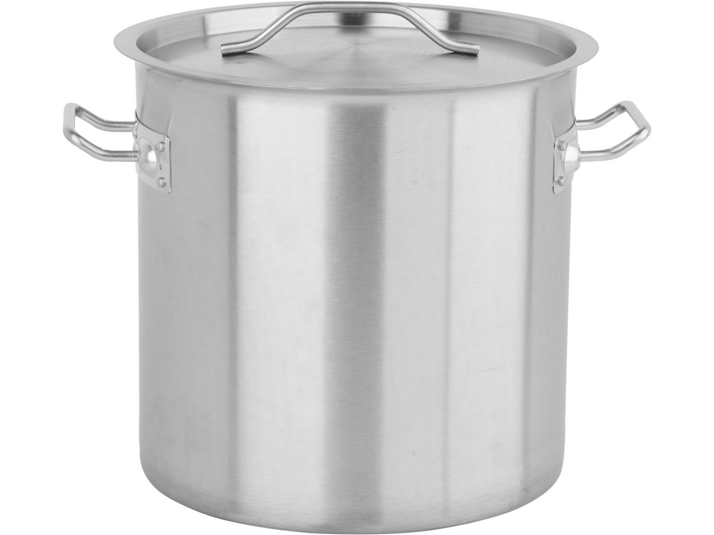 TRIZERATOP Kochtopf Profi Kochtopf GROß 28x28cm 17 Liter mit Deckel, (Profi Kochtopf GROß 28x28cm 17 Liter mit Deckel, Profi Kochtopf GROß 28x28cm 17 Liter mit Deckel), satiniert von TRIZERATOP