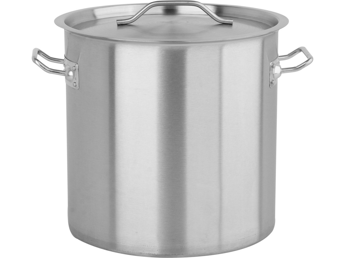 TRIZERATOP Kochtopf Profi Kochtopf GROß 30x30cm 21 Liter mit Deckel, (Profi Kochtopf GROß 30x30cm 21 Liter mit Deckel, Profi Kochtopf GROß 30x30cm 21 Liter mit Deckel), satiniert von TRIZERATOP