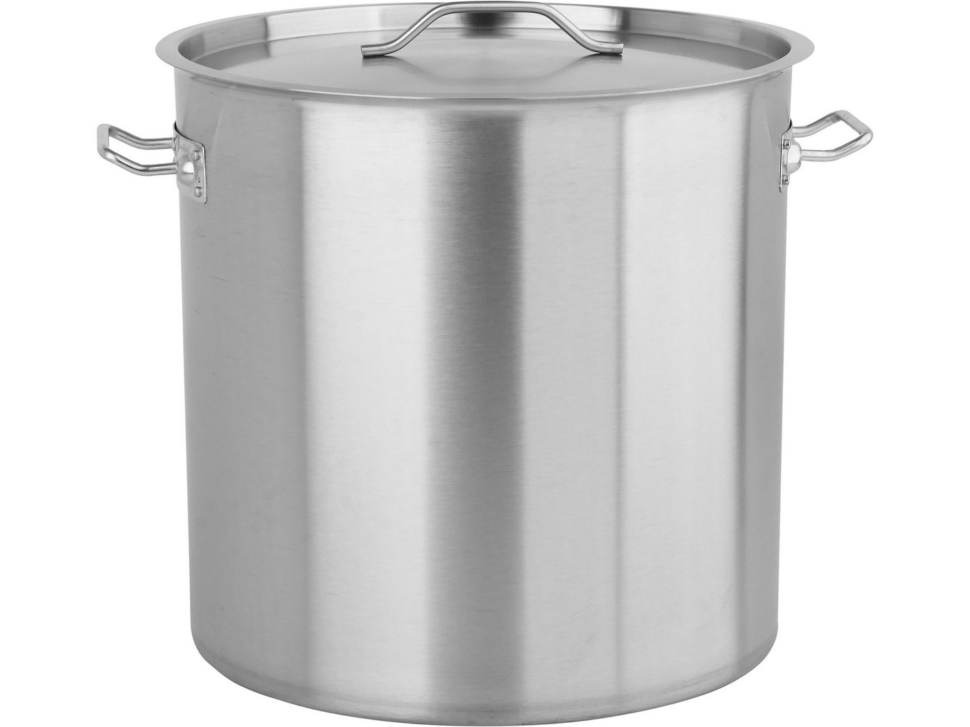 TRIZERATOP Kochtopf Profi Kochtopf GROß 38x38cm 43 Liter mit Deckel, (Profi Kochtopf GROß 38x38cm 43 Liter mit Deckel, Profi Kochtopf GROß 38x38cm 43 Liter mit Deckel), satiniert von TRIZERATOP
