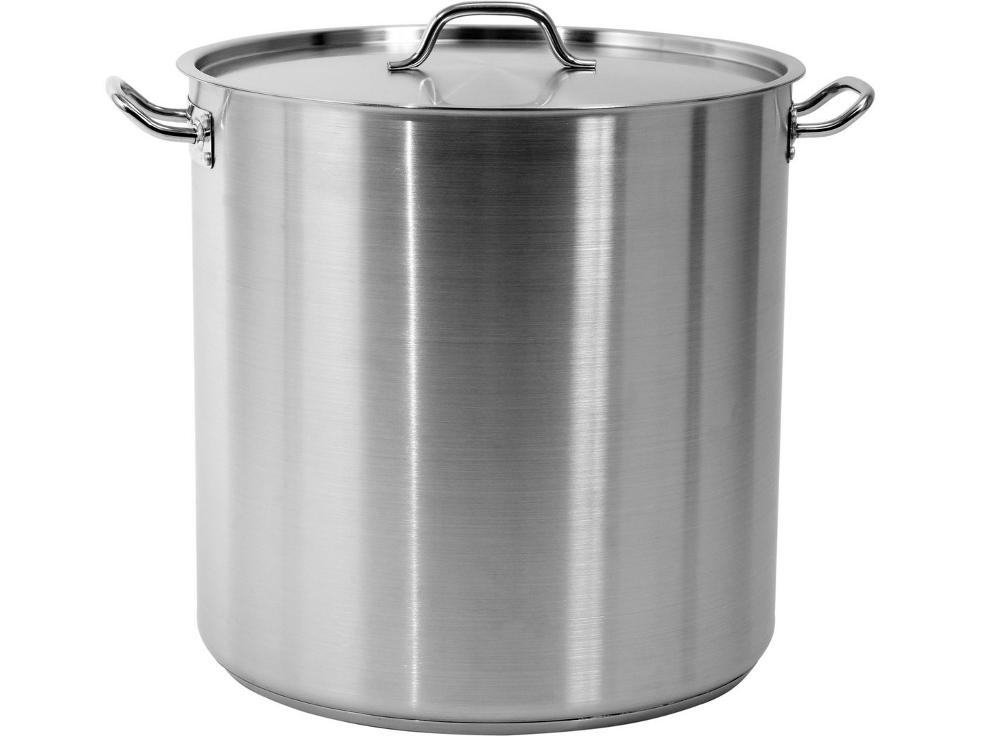TRIZERATOP Kochtopf Profi Kochtopf HOCH 45x45cm 71,6 Liter mit Deckel, (Profi Kochtopf HOCH 45x45cm 71,6 Liter mit Deckel, Profi Kochtopf HOCH 45x45cm 71,6 Liter mit Deckel), satiniert von TRIZERATOP