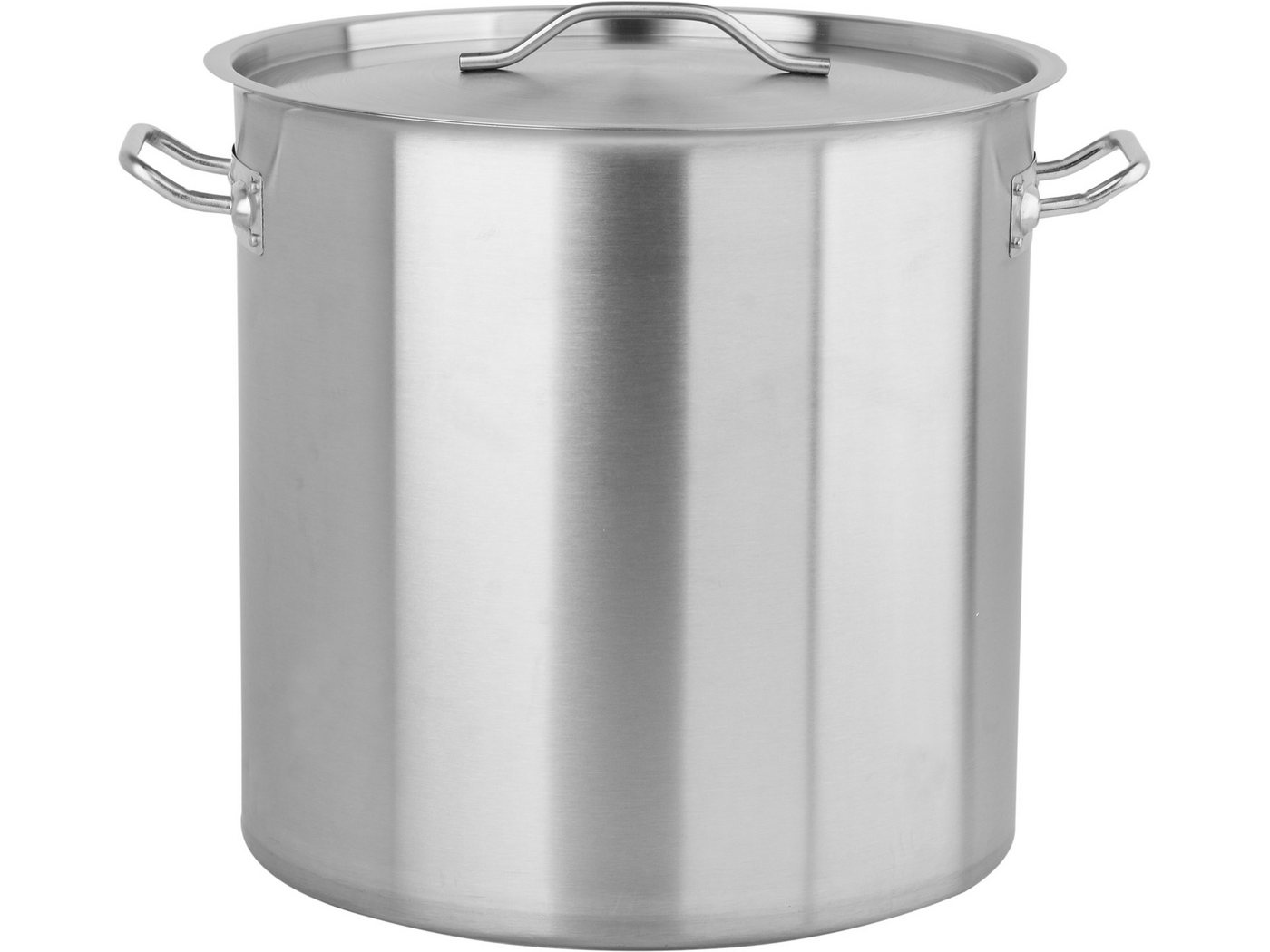 TRIZERATOP Kochtopf Profi Kochtopf HOCH 45x45cm 71 Liter mit Deckel, (Profi Kochtopf HOCH 45x45cm 71 Liter mit Deckel, Profi Kochtopf HOCH 45x45cm 71 Liter mit Deckel), satiniert von TRIZERATOP