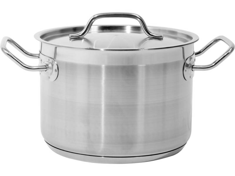 TRIZERATOP Kochtopf Profi Kochtopf MEDIUM 20x14cm 4,4 Liter mit Deckel, (Profi Kochtopf MEDIUM 20x14cm 4,4 Liter mit Deckel, Profi Kochtopf MEDIUM 20x14cm 4,4 Liter mit Deckel), satiniert von TRIZERATOP