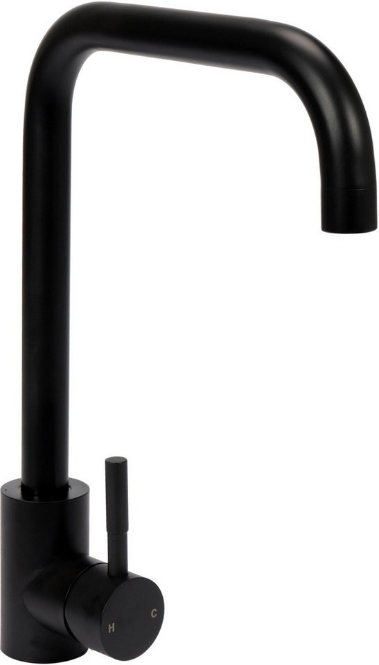 TRIZERATOP Küchenarmatur Küchenarmatur Steely, schwarz 27cm, Wasserhahn, Spültischarmatur (Küchenarmatur Steely, schwarz 27cm, Wasserhahn, Spültischarmatur, Küchenarmatur Steely, schwarz 27cm, Wasserhahn, Spültischarmatur) von TRIZERATOP