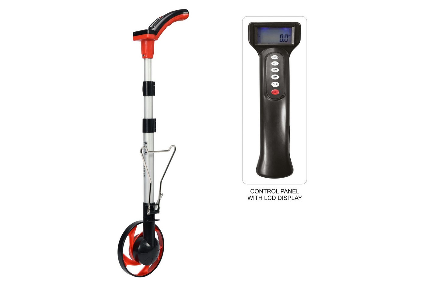 TRIZERATOP Rollbandmaß Messrad, Rolltacho, Streckenmessgerät mit Teleskopgriff TRIZERATOP Rollbandmaß Messrad, Rolltacho, Streckenmessgerät mit Teleskopgriff von TRIZERATOP