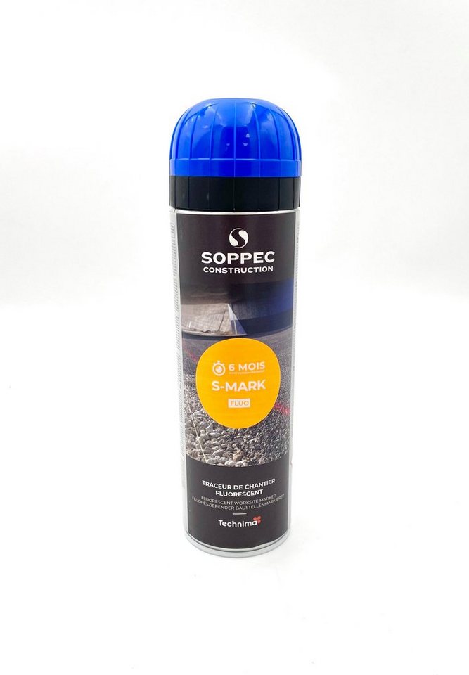 Soppec Sprühfarbe Markierungsspray Sprühfarbe Signierspray Blau von Soppec