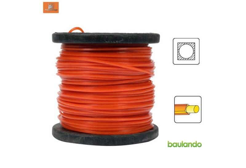 TRIZERATOP Trimmerfaden Mähfaden, Trimmerfaden, vierkant mit Innenkern 3,0mm x 60m TRIZERATOP Trimmerfaden Mähfaden, Trimmerfaden, vierkant mit Innenkern 3,0mm x 60m von TRIZERATOP
