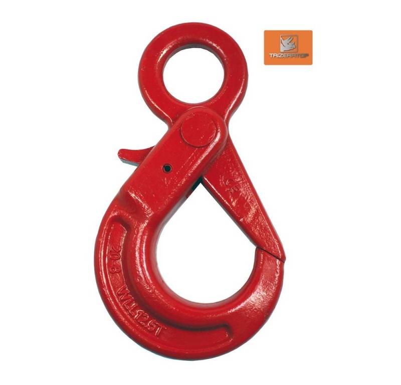 TRIZERATOP Wendehaken Sicherheits-Ösenhaken, selbstschließend GK8 20 mm, -], Sicherheits-Ösenhaken, selbstschließend GK8 20 mm von TRIZERATOP