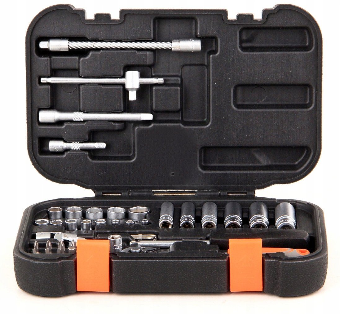 TRIZERATOP Werkzeugset 42 Teil. Werkzeugset Steckschlüsselsatz 1/4 4-14mm, (Werkzeugset, Steckschlüsselsatz 1/4 42Tlg 4 -14mm) von TRIZERATOP