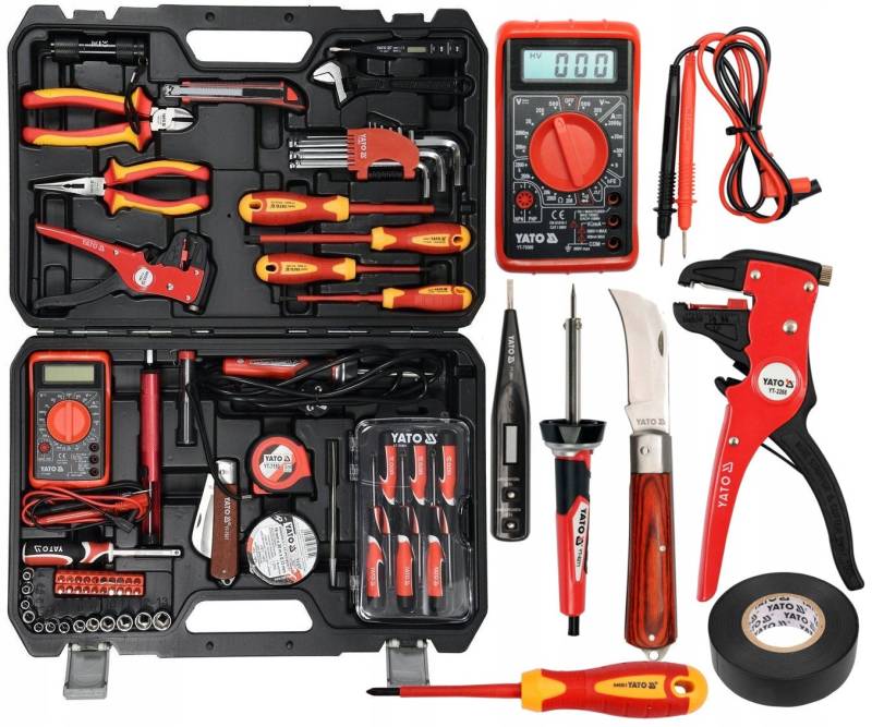 TRIZERATOP Werkzeugset VDE Elektrowerkzeugsatz 68 Teilig, Messgerät + Lötkolben, Werkzeugset, (VDE Elektrowerkzeugsatz 68 Teilig, Messgerät + Lötkolben, Werkzeugset) von TRIZERATOP