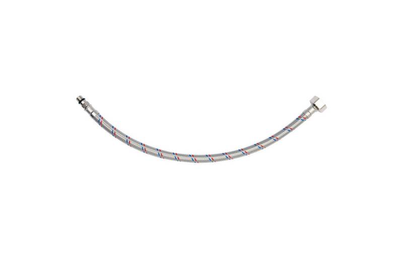TRIZERATOP Zulaufschlauch Anschlußschlauch Inneng./Außeng. 1/2" M10x1 600mm, Zubehör für Bad, Küche, Flexibel, Edelstahlgeflecht von TRIZERATOP