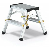 Trizeratop - Stehleiter 2x2 Sprossen (150kg) Doppelleiter Trittleiter von TRIZERATOP