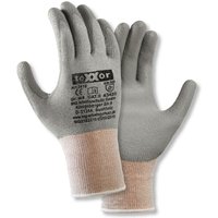 TeXXor® Schnittschutz-Strickhandschuhe pu-beschichtung grau/grau Gr. 9 von TRIZERATOP