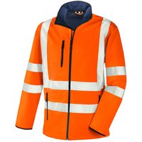 Warnschutz-Softshelljacke NIAGARA leuchtorange Größe L von TRIZERATOP